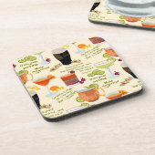 Cocktails en gesprekken bier onderzetter (Linkerzijde)