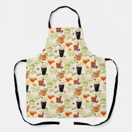 Cocktails en gesprekken schort