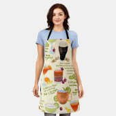 Cocktails en gesprekken schort (Gedragen)