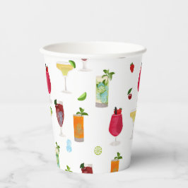 Cocktails en party Drinken Papieren Bekers
