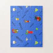 Cocktails en party Drinken puzzel (Verticaal)