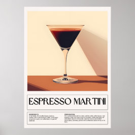  cocktails: Espresso Martini Poster
