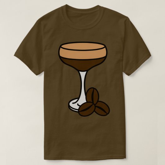 Cocktails Espresso Martini T-shirt (Design voorkant)
