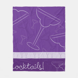 Cocktails! Fleece Deken