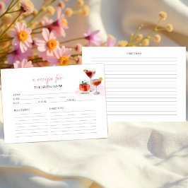 Cocktails Floral Vrijgezellenfeest Recept Kaarten