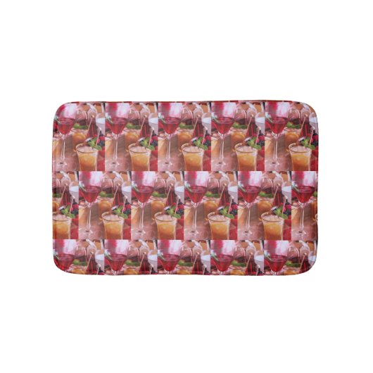 ***COCKTAILS GALORE** CHRISTMAS BADMAT (Voorkant)