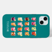 Cocktails Galore Met Monogram Case-Mate iPhone Case (Achterkant (horizontaal))