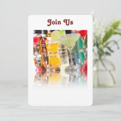 "COCKTAILS GALORE" UITNODIGING (Staand voorkant)