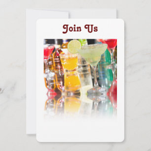 "COCKTAILS GALORE" UITNODIGING