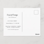 Cocktails Gemengd drink Bar opnieuw openen Briefkaart (Achterkant)