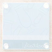 Cocktails! Glazen Onderzetter (Achterkant)