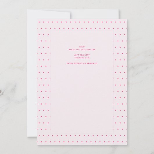 Cocktails Glitter Snoep Carnaval Verjaardag - ELK Kaart (Achterkant)