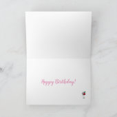 Cocktails Happy Birthday Kaart (Binnen)