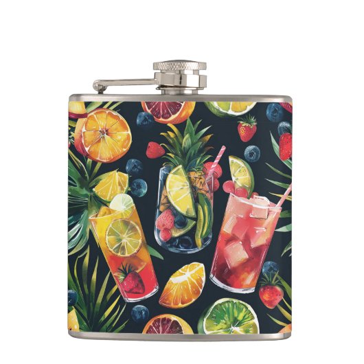 Cocktails  heupfles (Voorkant)