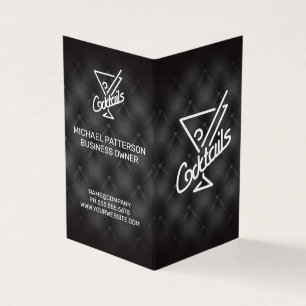 Cocktails Icon   Bar- en restaurantbekleding Visitekaartje