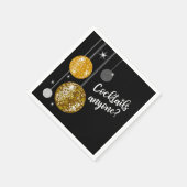 Cocktails Iedereen discobal servet (Hoek)