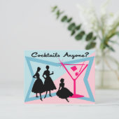 Cocktails iemand? Briefkaart (Staand voorkant)