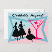 Cocktails iemand? Briefkaart (Voorkant / Achterkant)