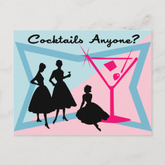 Cocktails iemand? Briefkaart
