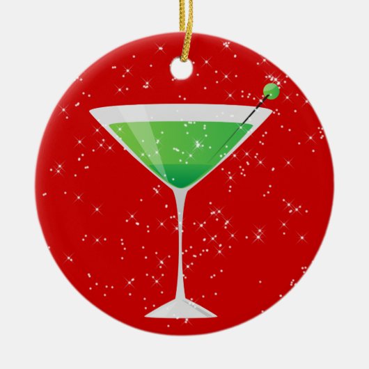 Cocktails Iemand? door SRF Keramisch Ornament (Voorkant)