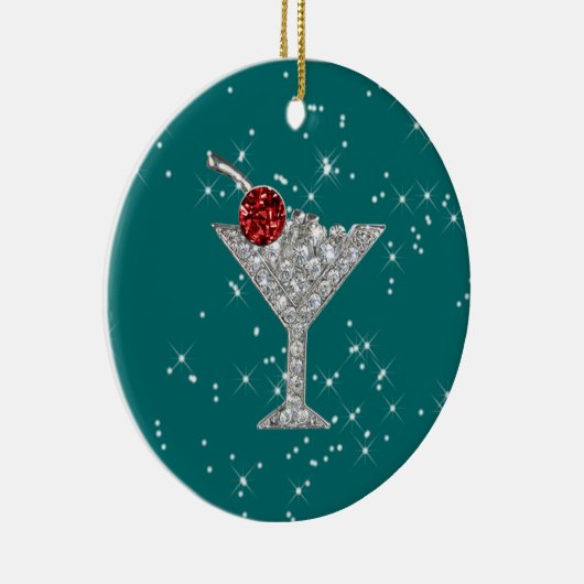 Cocktails Iemand? door SRF Keramisch Ornament (Rechts)