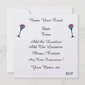 Cocktails iemand? kaart (Achterkant)