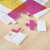 Cocktails jigzaag legpuzzel (Zijkant)