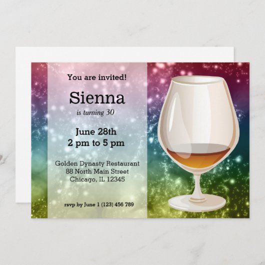 Cocktails Kaart (Voorkant / Achterkant)