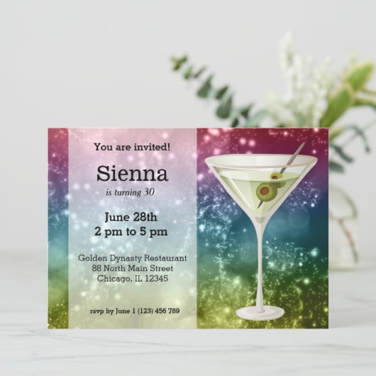 Cocktails Kaart (Staand voorkant)