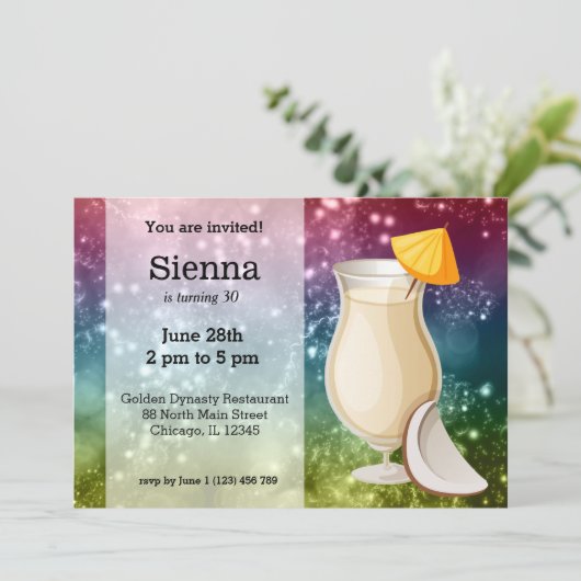 Cocktails Kaart (Staand voorkant)