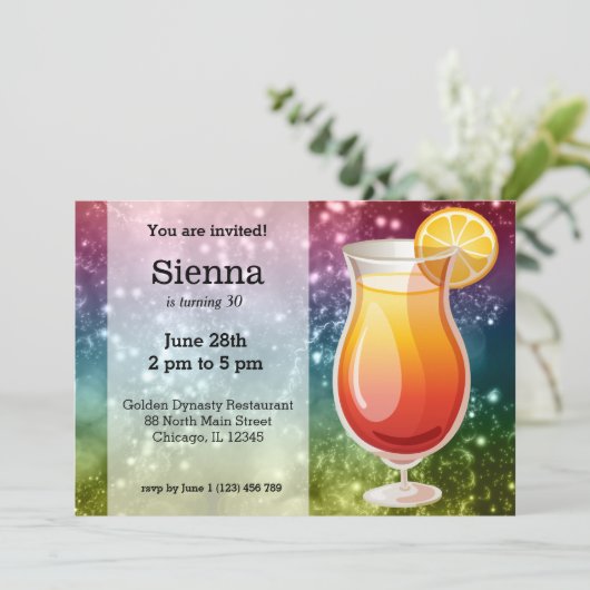 Cocktails Kaart (Staand voorkant)