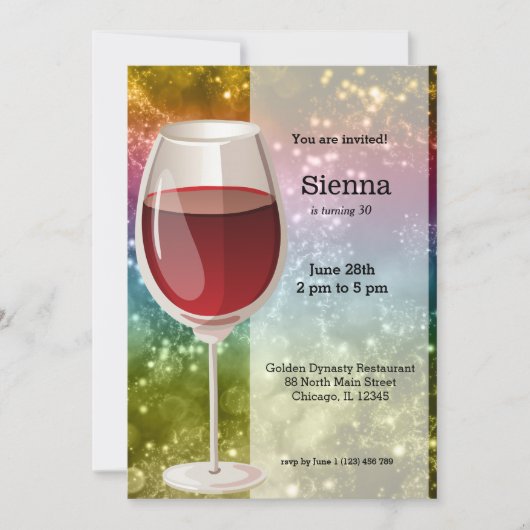 Cocktails Kaart (Voorkant)