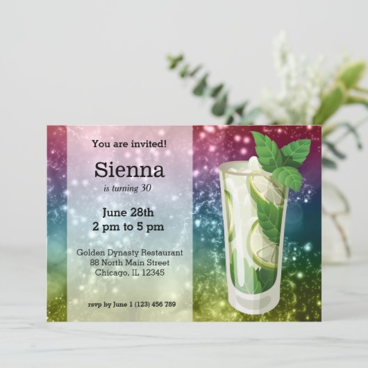 Cocktails Kaart (Staand voorkant)