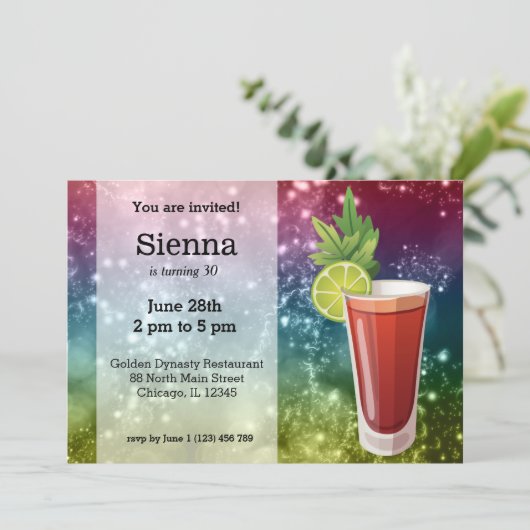 Cocktails Kaart (Staand voorkant)