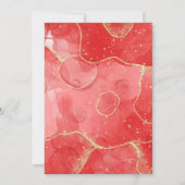 Cocktails kerstfeest feestelijke Drink rood groen Kaart (Achterkant)