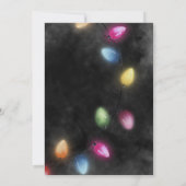 Cocktails Kerstfeest Kleurrijk Licht Modern Kaart (Achterkant)