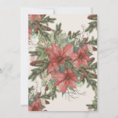 Cocktails Kerstfeest  Star Ornament Kaart (Achterkant)