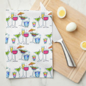 COCKTAILS. KITCHEN - BAR - BATH TOWEL THEEDOEK (Quarter Fold)