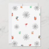 Cocktails & Kostuums Halloween Uitnodiging (Achterkant)