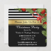 "Cocktails & Merriment" Uitnodiging voor feestdag (Achterkant)