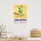 cocktails: Mojito Poster (Keuken)