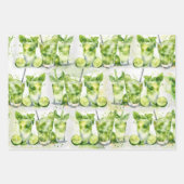 Cocktails om 7:00 inpakpapier vel (Voorkant 2)