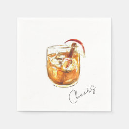 Cocktails Papieren Servet