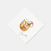 Cocktails Papieren Servet (Hoek)