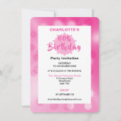 Cocktails Party Birthday Big Milestone Celebration Kaart (Achterkant)