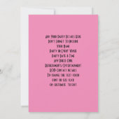 Cocktails Party Celebration Party - Gepersonalisee Kaart (Achterkant)