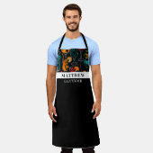 Cocktails Pattern Professional Vrouw Bartender Schort (Gedragen)