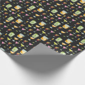 Cocktails Pattern Wrapping Paper Cadeaupapier (Hoek)