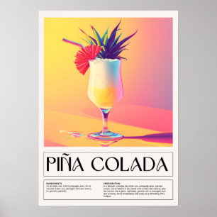  cocktails: Pina Colada Poster