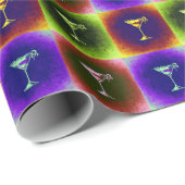 Cocktails Pop Art Cadeaupapier (Rol Hoek)